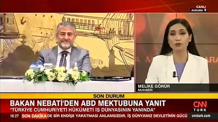 Son dakika! Bakan Nebati: İş dünyamız devletimizin gücünü her zaman yanında hissetmeli