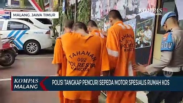 Polisi Tangkap Komplotan Curanmor Spesialis Rumah Kos di Kota Malang