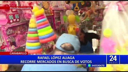 Descargar video: Carabayllo: Rafael López Aliaga realiza actividades proselitistas en el distrito