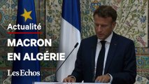 En Algérie, Macron annonce la création d'une commission d'historiens sur la colonisation et la guerre