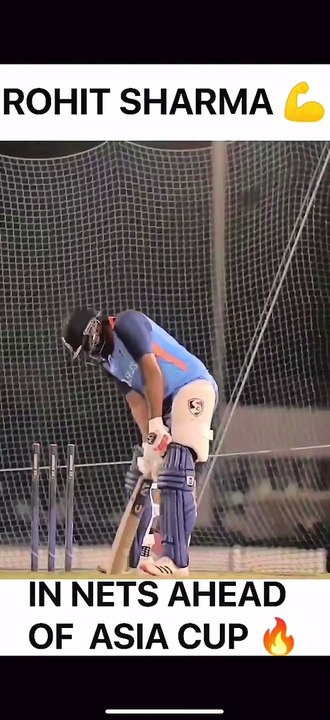 Rohit sharma in nets | Asia cup