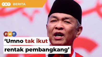 Umno tak ikut rentak pembangkang lengah PRU15, kata Zahid