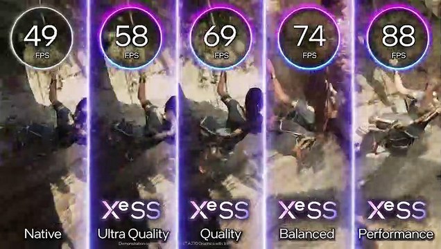 Intel Arc Graphics - Profundizando en la tecnología Intel XeSS de escalado con IA