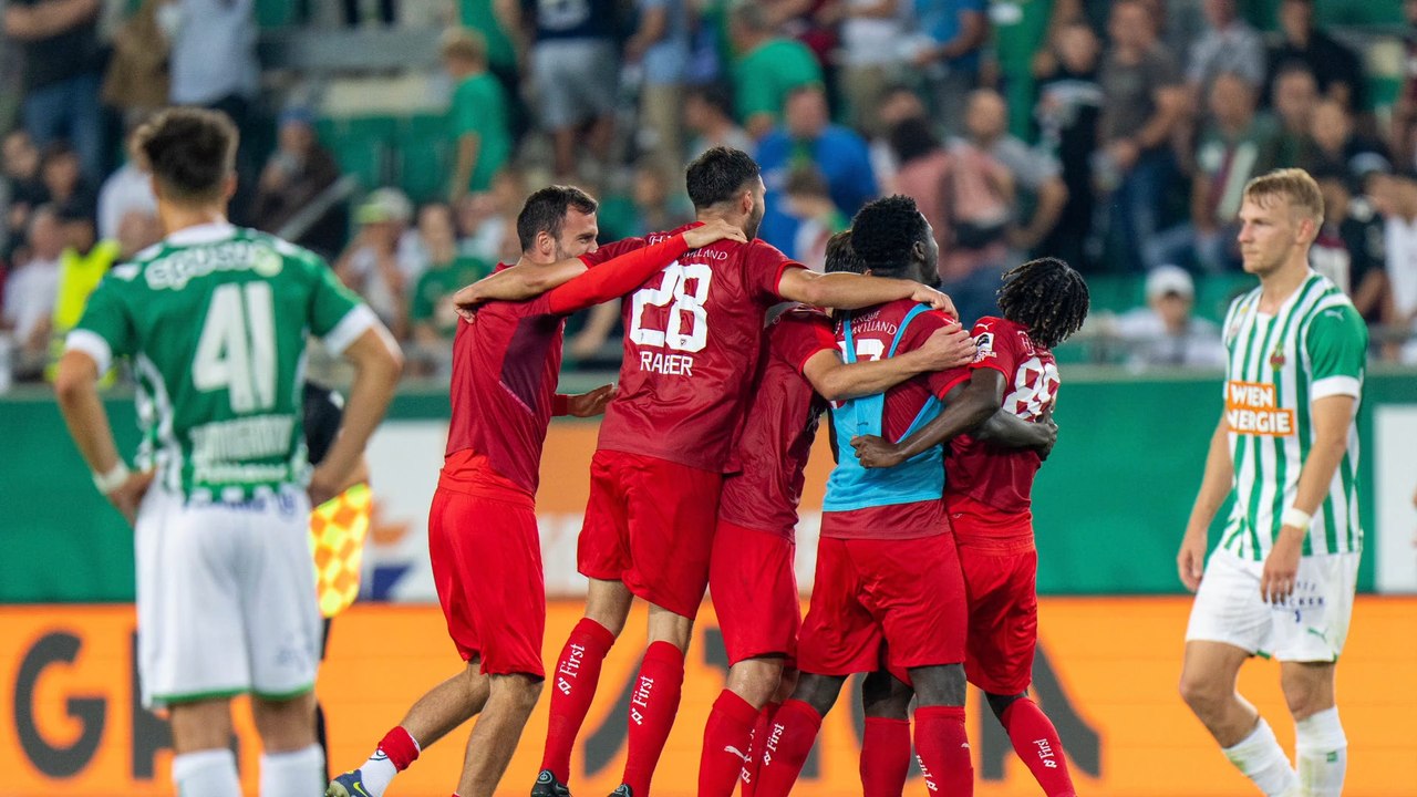 Blamage: Rapid Wien wird von Lichtensteiner Klub vorgeführt