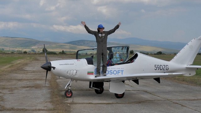 17-year-old British-Belgian pilot becomes youngest person to fly solo around the world