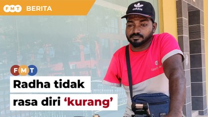 Tangan hancur digilis, 'rider' ini tak pernah rasa diri ‘kurang’, tetap 'enjoy' cari rezeki