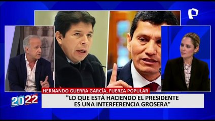 Hernando Guerra García: "Lo que está haciendo el presidente es una interferencia grosera"