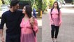 Alia Bhatt Pink Transparent Top Baby Bump Flaunt करते Ranbir Kapoor संग Video Viral । *Entertainment