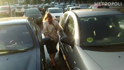 Asi se encuentra el parking Abierto de Diagonal Mar