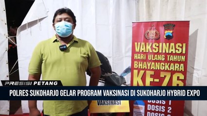 Warga Gatak Dapat Hadiah Undian Motor Usai Vaksin Covid-19 di Gerai Polres Sukoharjo