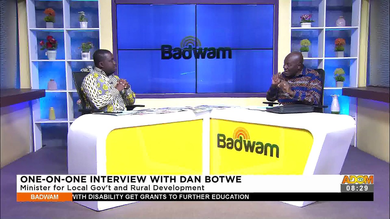 One-On-One with Dan Botwe; Minister for Local Gov't and Rural ...