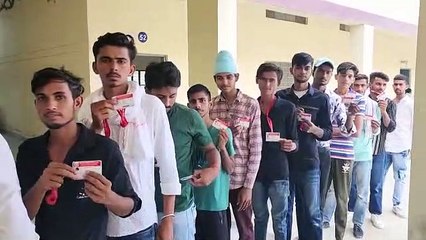 61.37 percent voting in Hanumangarh's State NM PG College, whose head will be decorated with victory, will be decided tomorrow