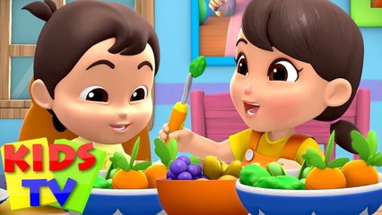Vegetables Song - Learn Colors - Nursery Rhymes & Baby Cartoon Songs