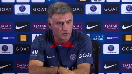 «Très déplacé de ma part de dire que le PSG est le favori de ce groupe», déclare Christophe Galtier