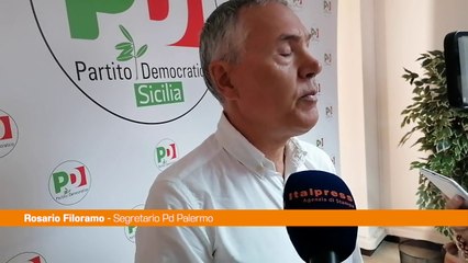 Regionali, Filoramo "Comunità politica Pd Palermo sta lavorando bene"