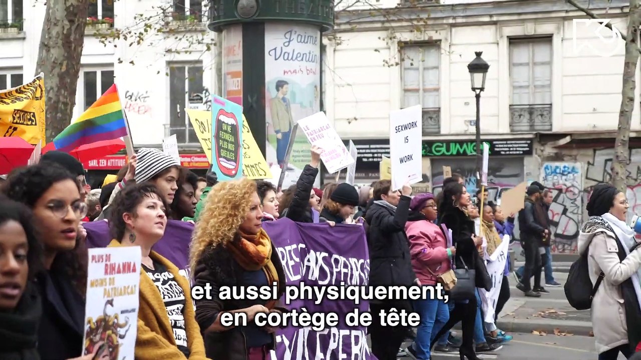 Komitid dans le cortège #NousAussi de la marche du 24 novembre 2018