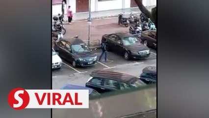 Wanted: Drunk man caught on video smashing brother's car