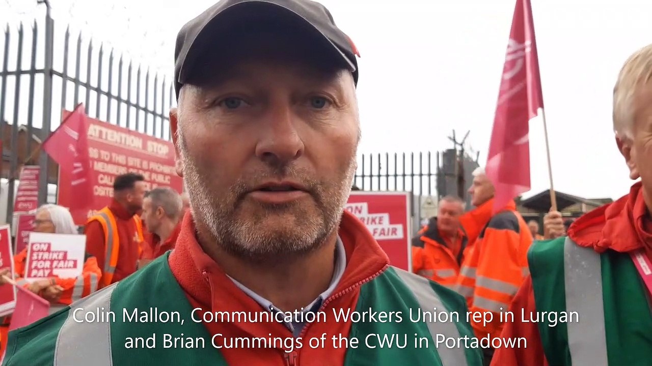 CWU postal strike Craigavon