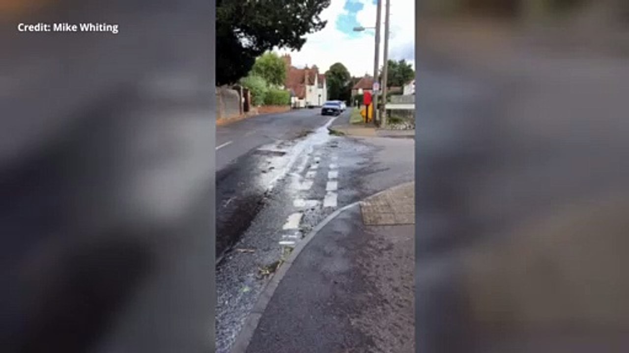 Water leak 'ran like a river'
