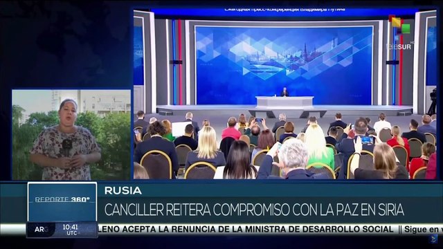 Canciller ruso Sergei Lavrov insiste en que Israel debe respetar la soberanía de Siria