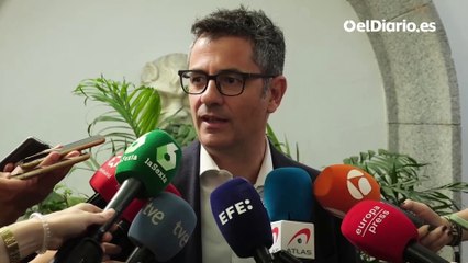 Bolaños reprocha al PP su oposición "tóxica" y "contra los ciudadanos"