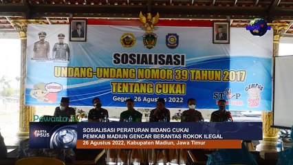 Melalui Sosialisasi Pemkab Madiun Berantas Rokok Ilegal