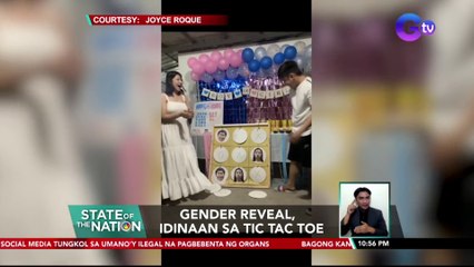 Gender reveal, idinaan sa Tic Tac Toe | SONA