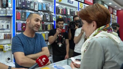 Esnaftan Akşener'e: Alım gücü yok, her şey pahalı, utanarak millete fiyat söylüyoruz