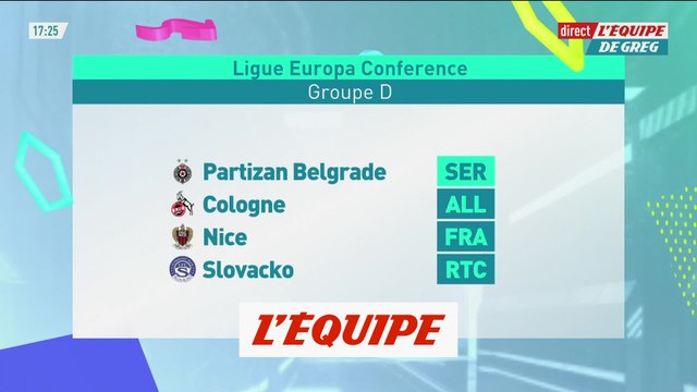 Nice hérite du Partizan Belgrade, de Cologne et de Slovacko - Foot - Tirage C4