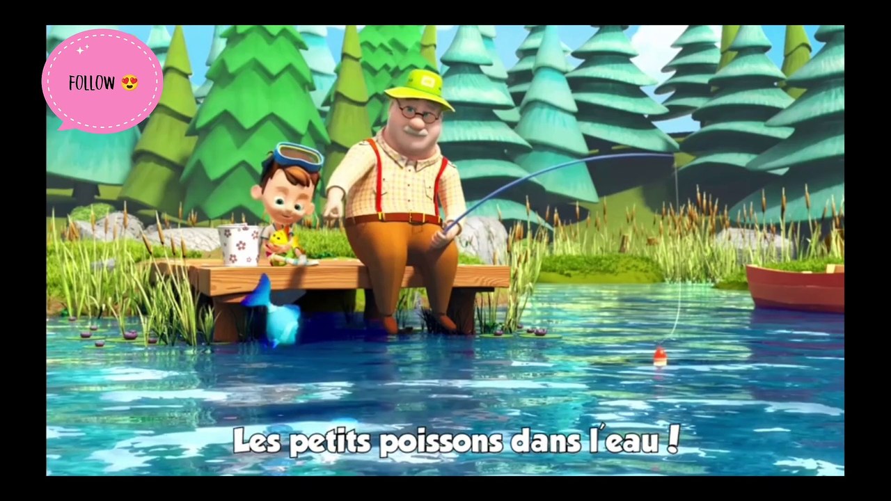 LES PETITS POISSONS DANS L'E AU || comptines pour bébés enfants