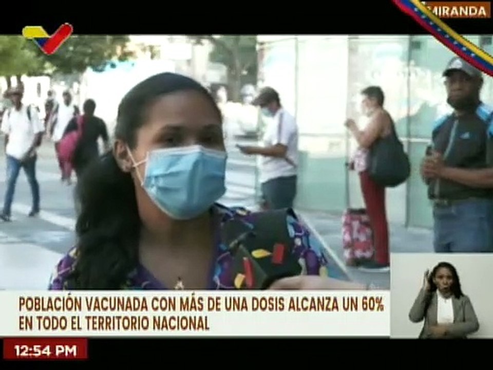 Ciudadanos reportan satisfactoriamente un 60% de vacunados con la primera dosis contra la COVID-19