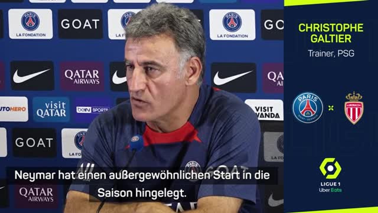 Galtier glaubt an 'Vorlagen-Rekord' für Neymar