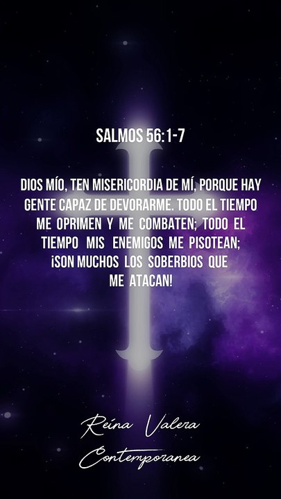 Salmos 56:1-7 / Oración de confianza