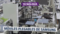 Fabrícación móviles plegables de Samsung