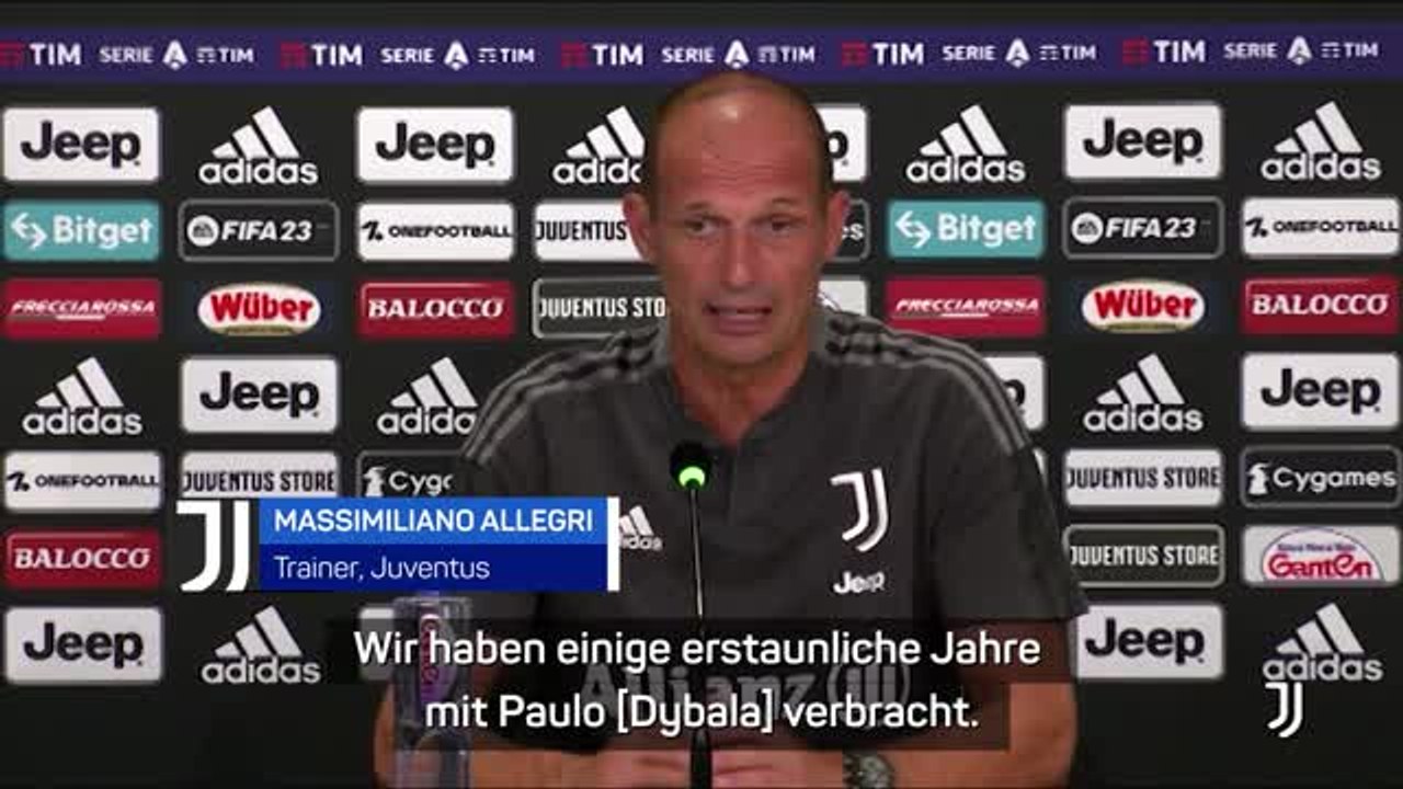 Allegri: 'Hatten erstaunliche Jahre mit Dybala'