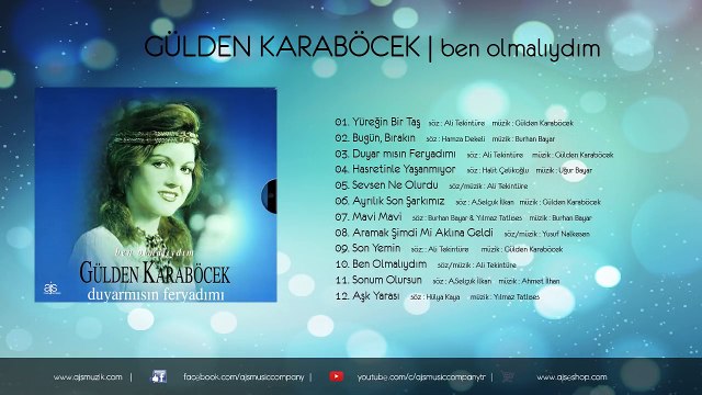 Gülden Karaböcek Ben Olmalıydım FULL ALBUM Official Audio