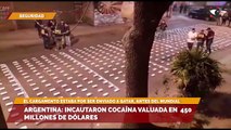 Argentina: Incautaron cocaína valuada en  450 millones de dólares