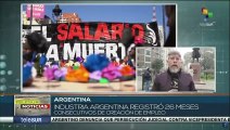 Industria argentina registra 26 meses continuos de creación de empleos