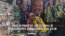 Venda de produtos com estampas de presidenciáveis aquece comércio de Belém