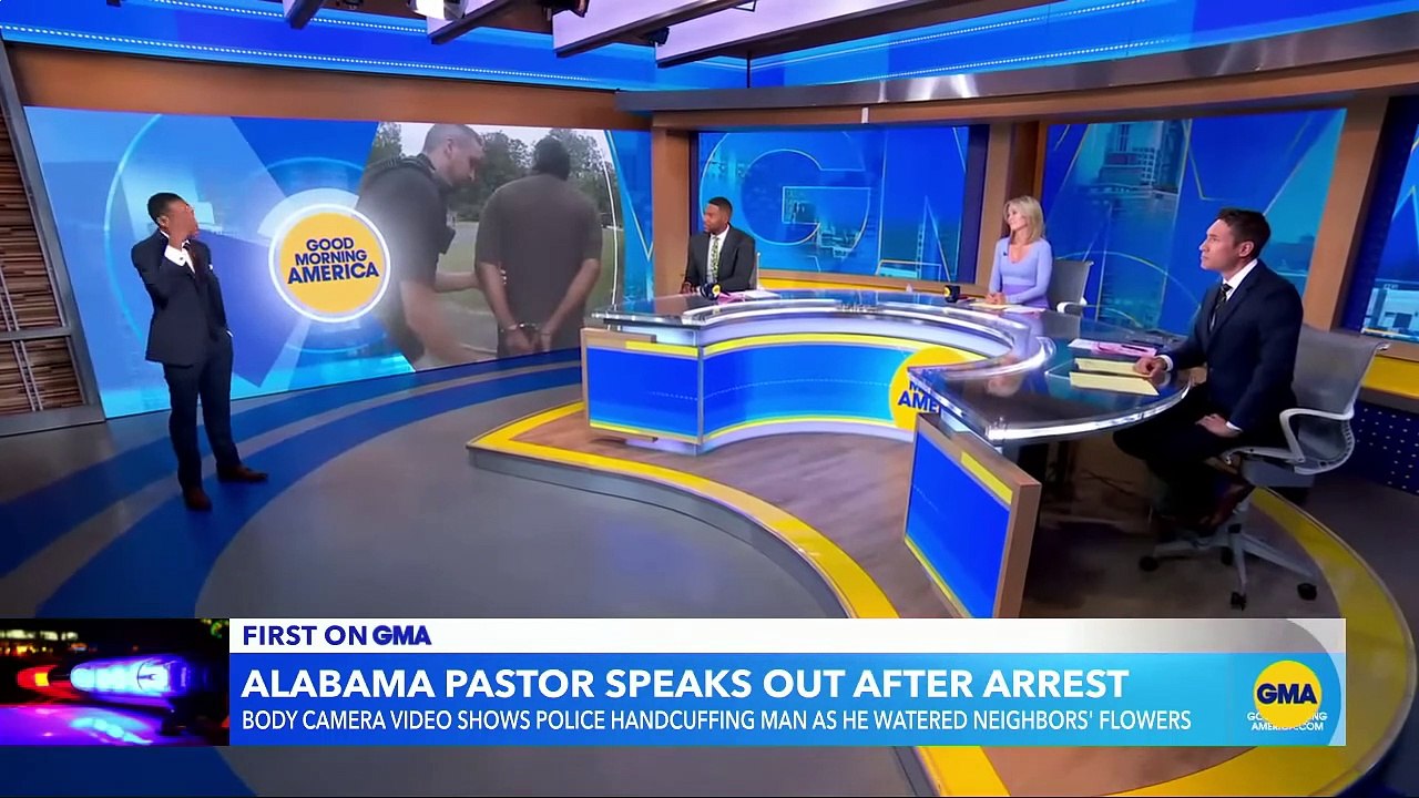 Alabama pastor who was arrested while watering neighbors’ garden speaks out