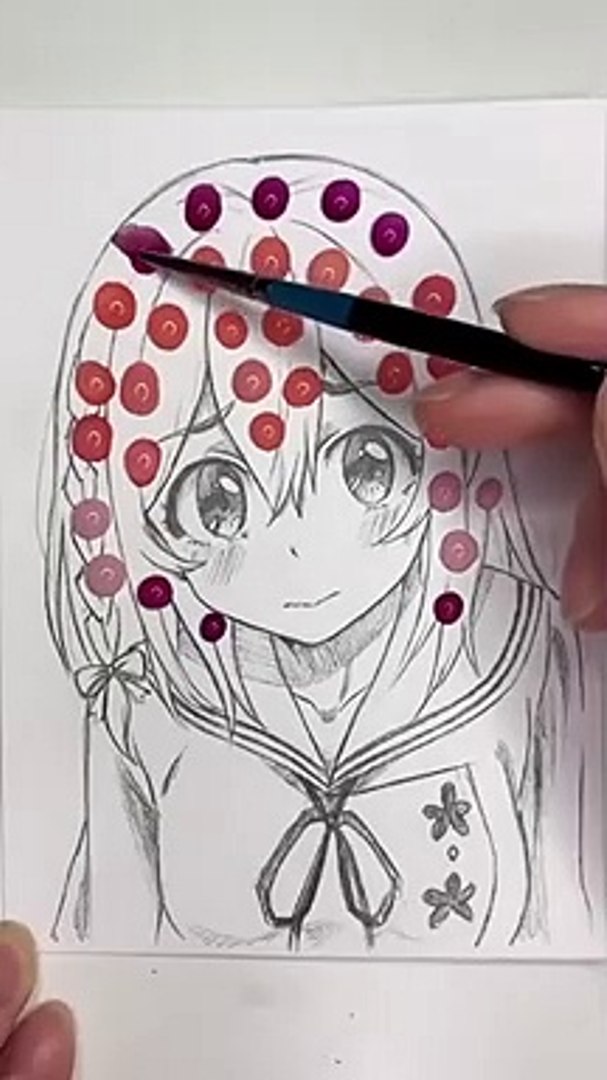 Anime-Zeichnungen #anime #shorts