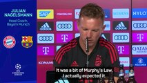 It's 'Murphy's Law' - Nagelsmann opens up on Bayern playing Lewandowski