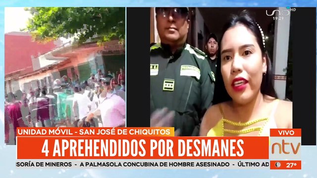 Cinco aprehendidos por desmanes en San José
