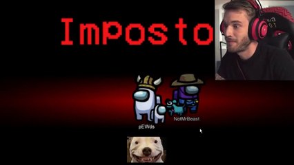 Among Us But PewDiePie Goes 90000 IQ!