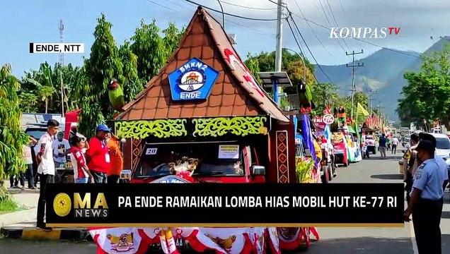 Meriahkan HUT ke-77 RI, PA Ende Ikut Lomba Hias Mobil - MA NEWS