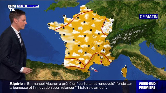 Ce samedi s'annonce ensoleillé sur presque tout le pays, avec quelques orages prévus dans l'Est dans la journée