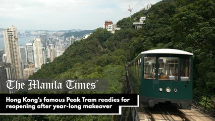 Hong Kong's famous Peak Tram readies for reopening after year-long makeover
