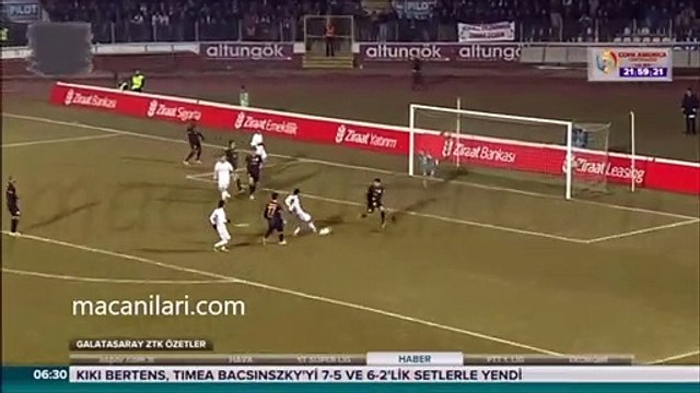 Elazığspor 1-0 Galatasaray [HD] 22.01.2014 - 2013-2014 Turkish Cup Group B Matchday 3