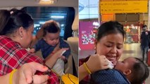 Bharti Singh Son Laksh के लिए Airport पर Media से बोली मेरा बेटा बदला...Watch Video | *Entertainment