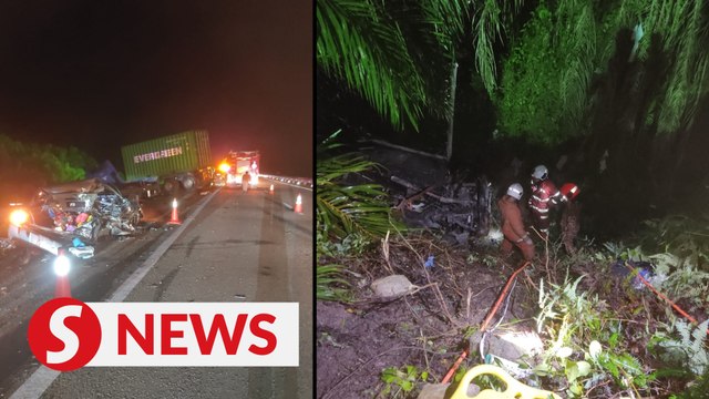 Four killed, 12 injured in four-vehicle pile-up on LPT1